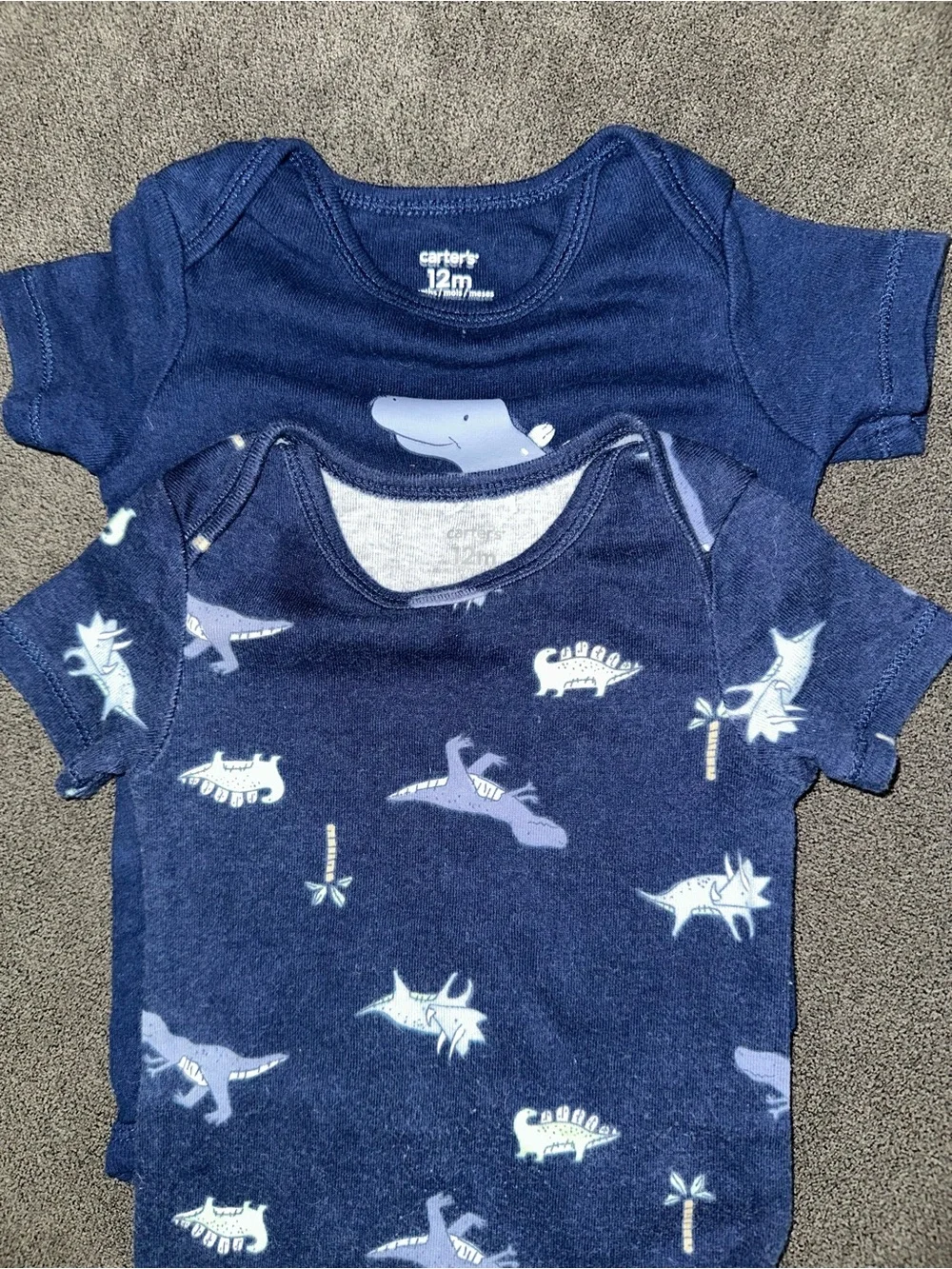 Baby Boy Short Sleeve One Piece Set of 7